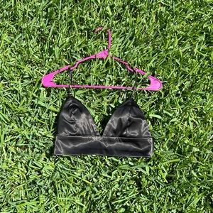 Satin bustiers crop top